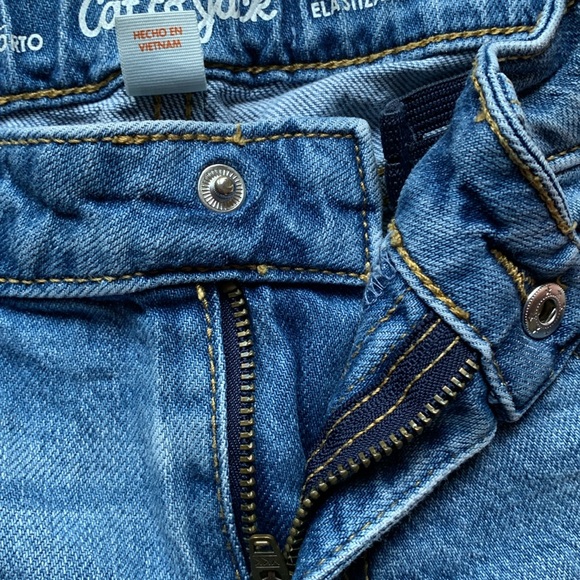 Cat & Jack Distressed Jean Shorts - size S (6/7) - Picture 7 of 7
